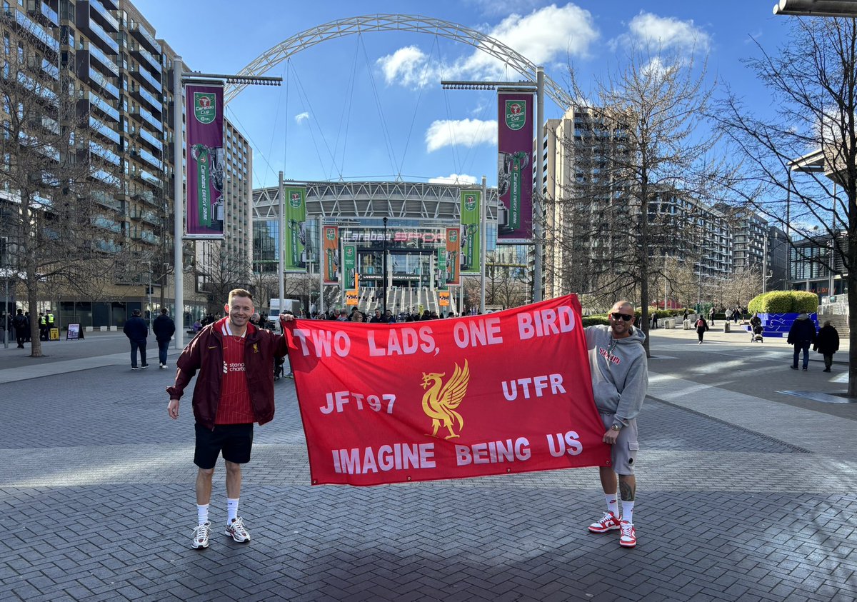 Scotty Allen (@scottyallenlfc) on Twitter photo Anfield South๐UTFR!!! ๐ฆโ๐ฅ๐งจ <a href="/worvo97lfc/">worvo97lfc</a> <a href="/bannersflags22/">Banners And Flags</a> <a href="/TheRedsAway/">The ๐พ๐๐๐ข๐ฅ๐๐ค๐ฃ๐จ Away ๐</a> #LFC #Wembley #CarabaoCupFinal Anfield South๐UTFR!!! ๐ฆโ๐ฅ๐งจ <a href="/worvo97lfc/">worvo97lfc</a> <a href="/bannersflags22/">Banners And Flags</a> <a href="/TheRedsAway/">The ๐พ๐๐๐ข๐ฅ๐๐ค๐ฃ๐จ Away ๐</a> #LFC #Wembley #CarabaoCupFinal