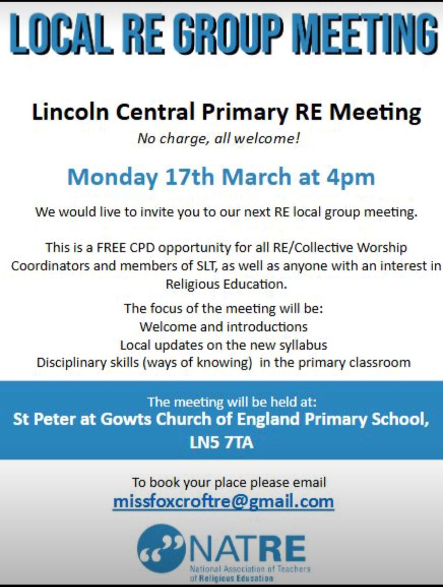 GeorginaBFG's tweet photo. I day to go till the Lincoln Central RE meeting! Hope to see you there. https://t.co/WSw1wCtXAO