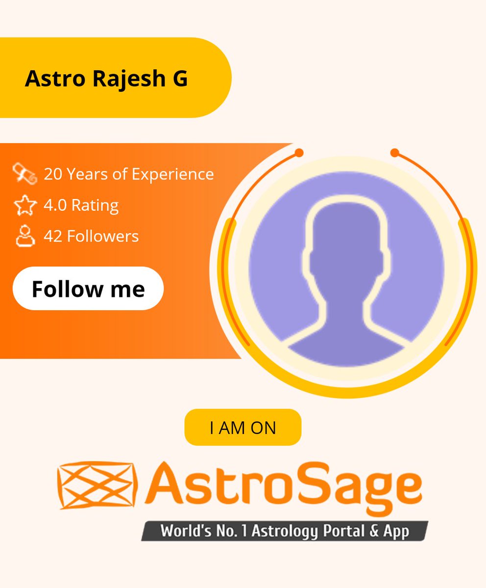 RGOUR's tweet image. #marriage #Love or #Career problems? Follow me on #AstroSage, the world's largest #astrology portal and app, and unlock a special offer! Become a follower today and receive a complimentary gift—a chance to ask me one question for free.  varta.astrosage.com/astrologer/raj…