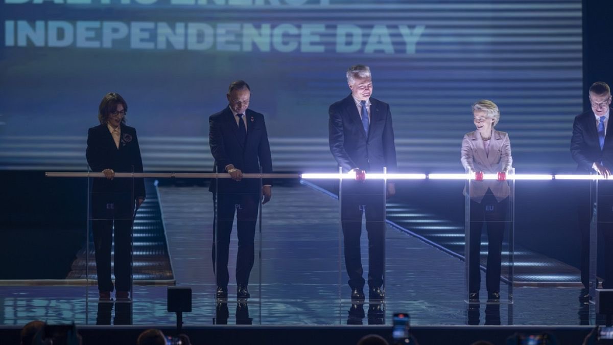 Keep thinking about when Latvia Lithuania and Estonia disconnected from the Russian electrical grid last month and got some euro media art grad to make them an interactive fluorescent kraftwerk visualisation of the electricity connecting to the EU
