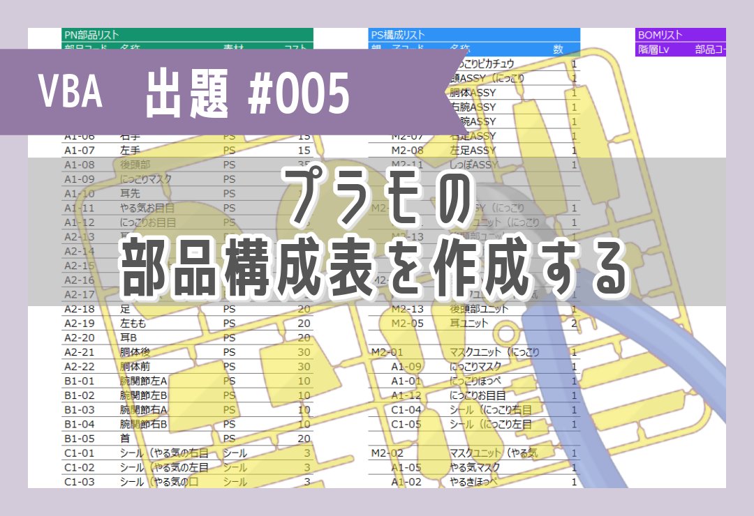 hiro_izushi's tweet image. \ 挑戦者 募集中 /
Excel Fun のVBA課題#005を発表しています

・課題にチャレンジしてみたい方
・イベントに登壇してみたい方
・課題の内容に興味がある方

Excel Fun.xls* の Discordよりご確認ください！

▼まだExcel Funメンバーじゃない方はこちら
sites.google.com/view/excel-vba…