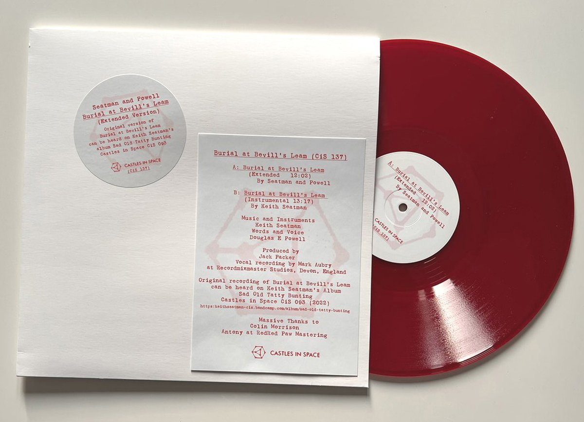 Just appeared from a box in the corner. 3 copies of the 12inch single Burial at Bevill's Leam available over at Castles in Space. keithseatman-cis.bandcamp.com/album/bevills-… #CastlesinSpace #DouglasPowell <a href="/Douglas_Powell/">Douglas E. Powell</a>