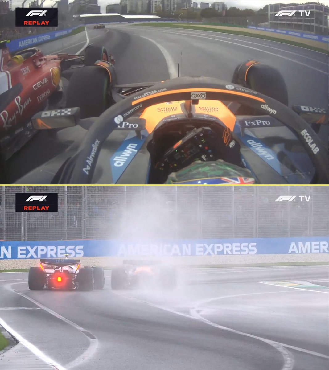 f1speed_indo's tweet photo. Manuver Piastri dari sisi luar T9 https://t.co/bBkNoUDzyH