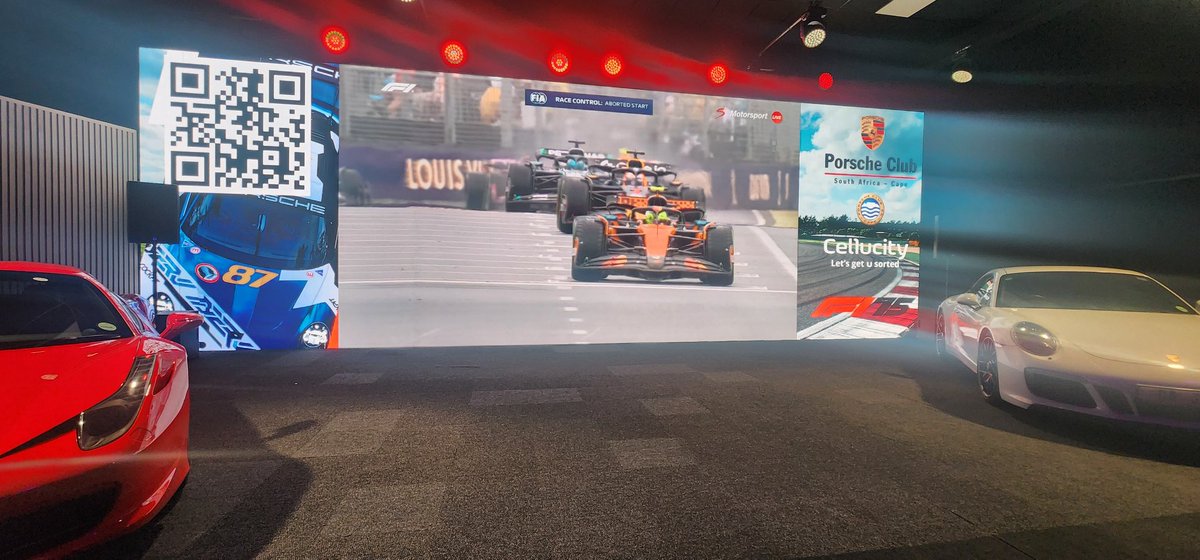 thisitguy's tweet image. F1 on a big screen!