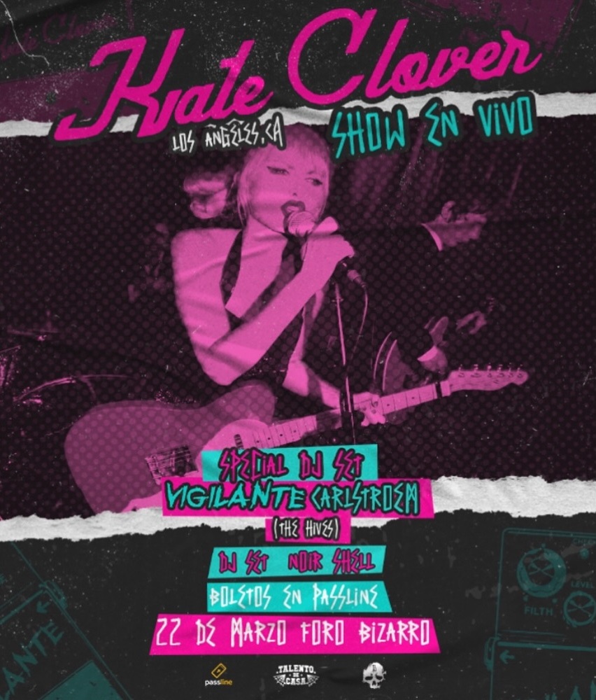 La artista californiana #KateClover llegará desde Los Ángeles al Foro del <a href="/BizarroCafe/">Bizarro Café</a> junto a Vigilante Carlstroem (Guitarrista de The Hives) en un Dj set.

Consigues tus accesos aca: passline.com/eventos/kate-c…

<a href="/talentodecasamx/">Talentodecasamx</a>