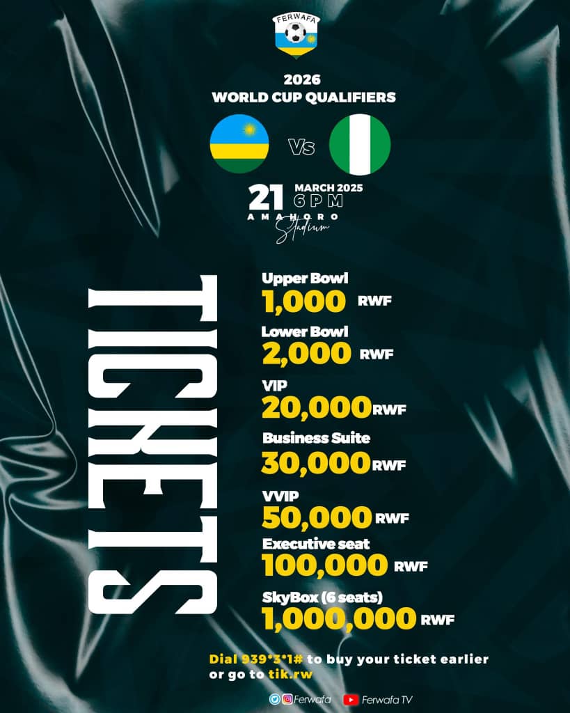 mugisha_stone's tweet photo. Come one come all!

Abasore b'#Amavubi baradukeneye kuwa gatanu, 6pm, kuri Amahoro Stadium.

Gura itike kare, zitarashira...
@Rwanda_Sports @FERWAFA @uwimaclarisse @uwimaclarisse @imfuraluc01 @TityKayishema @SamKarenzi @AngelMutabaruka https://t.co/pU4V2K4C8M