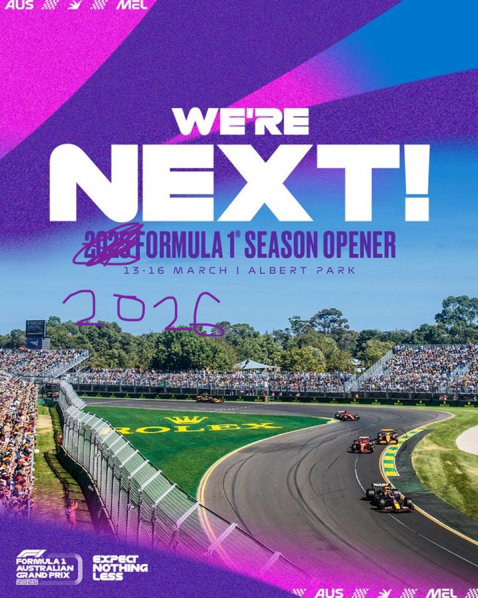 CadillacF1News_'s tweet photo. Next time out in Melbourne……
WE WILL BE THERE!
#CadillacF1 #AustralianGP https://t.co/2UxAXFR0nX