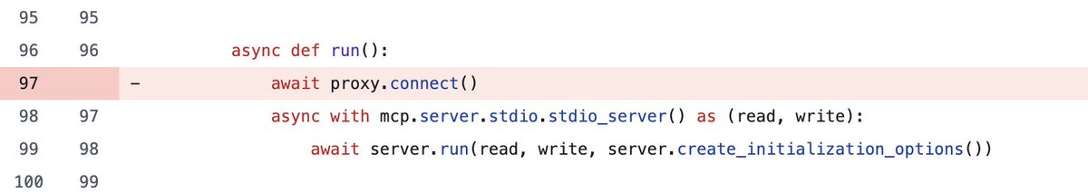 Thanks the AI delete my method call, so the server is not response