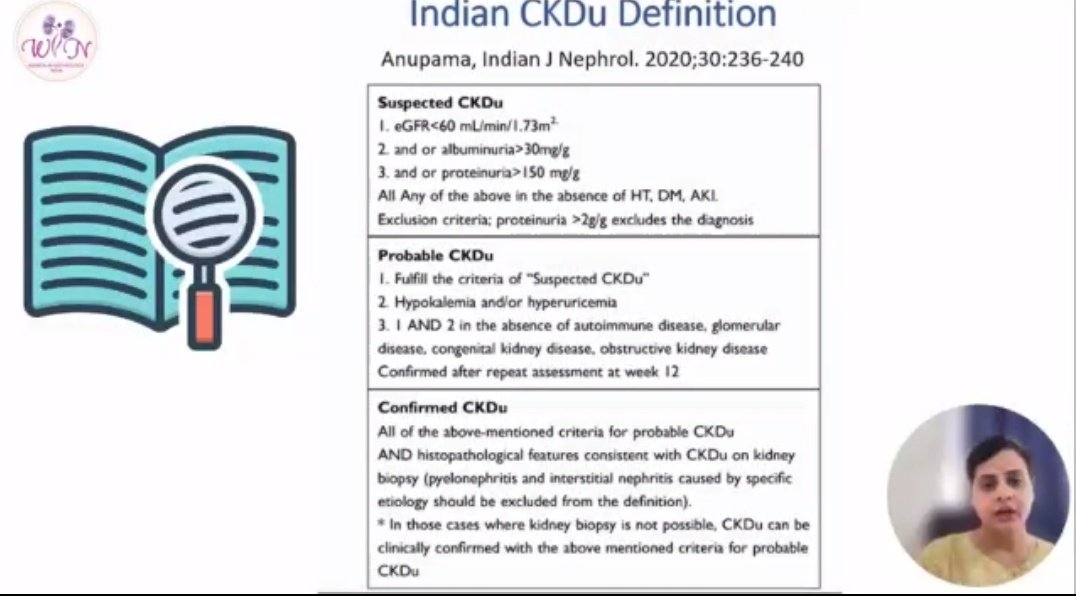 Women in Nephrology-India (@womenneph_india) on Twitter photo CKDu in India is on a rise - <a href="/priti899/">Dr Priti MD,FASN🇮🇳 (प्रिति)</a> talks about its prevalence and importance of early detection especially in the CKDu belts of India CKDu in India is on a rise - <a href="/priti899/">Dr Priti MD,FASN🇮🇳 (प्रिति)</a> talks about its prevalence and importance of early detection especially in the CKDu belts of India