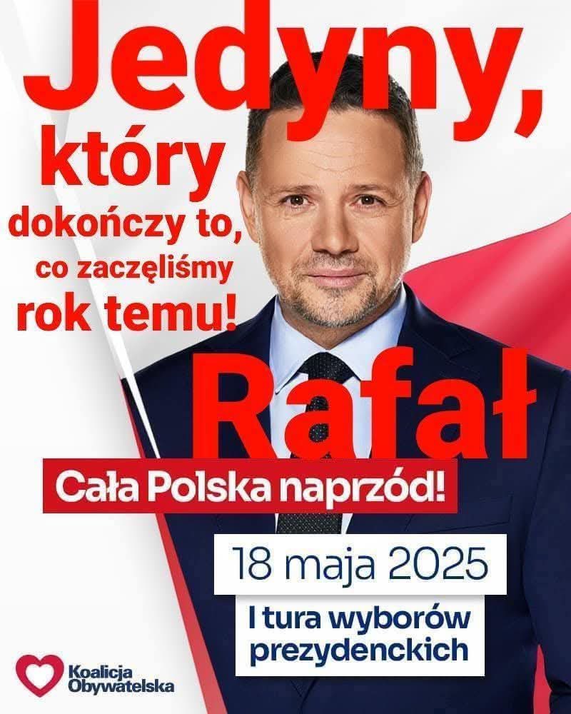 Dokończmy to,co zaczęliśmy rok temu 🩵🩵#TrzaskamyPierwsząTurę #Trzaskowski2025 #PierwszaTuraDlaBążura