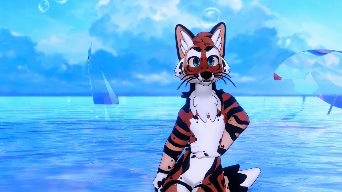 Altaluniee's tweet image. Brand new Altaluniee public model!
Fiasco the fox! This lil man is now public and ready for everyone to run around as!
vrchat.com/home/avatar/av…

Model by @skip4D 
Retexture by myself
Design by @Pirxyl
