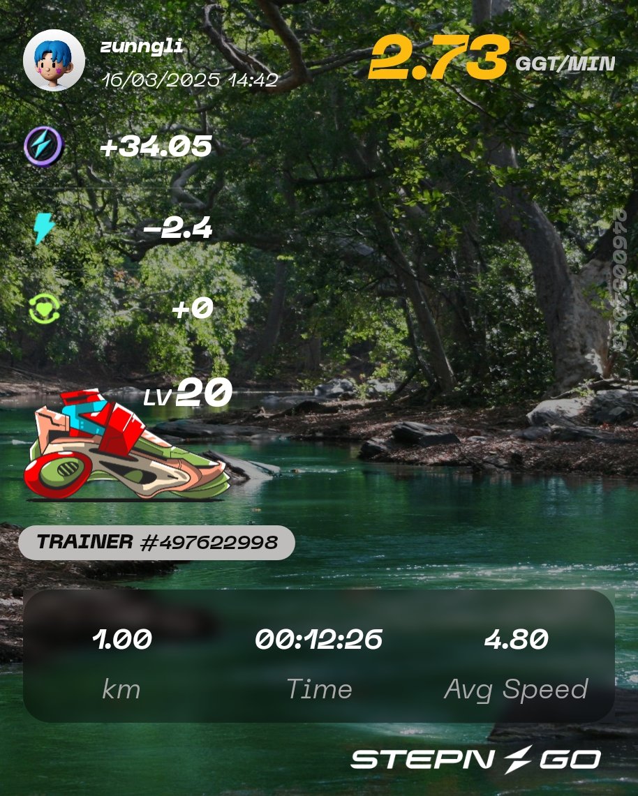 zai_choco's tweet image. OGでEGEM売っちゃったからリペア費のGSTどうしようか考えていたら、StepAppのKCALを毎月GSTにすれば良いことに気づいて無事解決😁
GOではサブ垢のエナ強化とゲスト用の靴を準備することにして、月末までにはサブ垢でもTrainerフルハウス完成を目標に現在準備してます😸
#STEPN #STEPNGO #StepApp