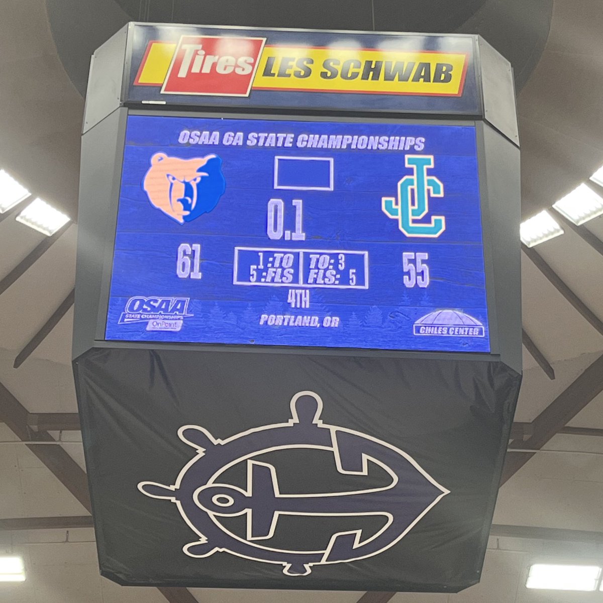 Prep Hoops Oregon (@prephoopsor) on Twitter photo Final: <a href="/barlow_hoops/">Barlow Bruins Boys Basketball🏀</a> 61, Jesuit 55
6A Finals
<a href="/BarronBrayden/">Brayden Barron</a> led the Bruins with 17 points. <a href="/jalen_atkins/">Jalen Atkins</a> scored 16 points, <a href="/_blakehills_/">Blake Hills</a> had 12, and <a href="/MaddynCummings/">Maddyn Cummings</a> added 10.
<a href="/Kilfoil_Patrick/">Patrick Kilfoil</a> led the Crusaders with 24 points. <a href="/joe_stimpson1/">Joe Stimpson (3⭐️ ATH)</a> scored 13 points. Final: <a href="/barlow_hoops/">Barlow Bruins Boys Basketball🏀</a> 61, Jesuit 55
6A Finals
<a href="/BarronBrayden/">Brayden Barron</a> led the Bruins with 17 points. <a href="/jalen_atkins/">Jalen Atkins</a> scored 16 points, <a href="/_blakehills_/">Blake Hills</a> had 12, and <a href="/MaddynCummings/">Maddyn Cummings</a> added 10.
<a href="/Kilfoil_Patrick/">Patrick Kilfoil</a> led the Crusaders with 24 points. <a href="/joe_stimpson1/">Joe Stimpson (3⭐️ ATH)</a> scored 13 points.