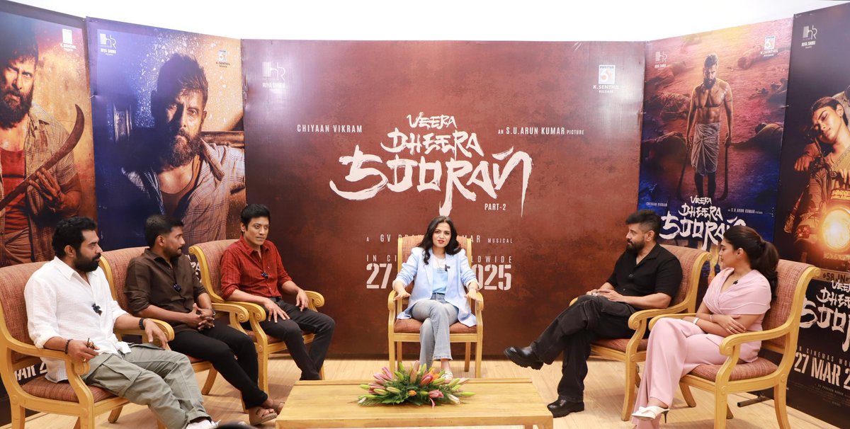 Forumkeralam2's tweet photo. Promotions for #VeeraDheeraSooran have kicked off!

The film is generating good buzz among trade circles!

Starring  @chiyaan @DusharaVijayan @iam_SJSuryah &amp; #SurajVenjaramoodu https://t.co/j9q4EDtdee