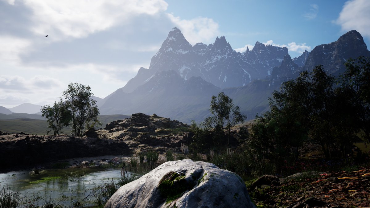 karlbon5963's tweet image. 美しい風景、ゆったりと流れる時間、自然と調和のとれたBGM、この度、私は石になりました
＃steam ＃stonesimulator