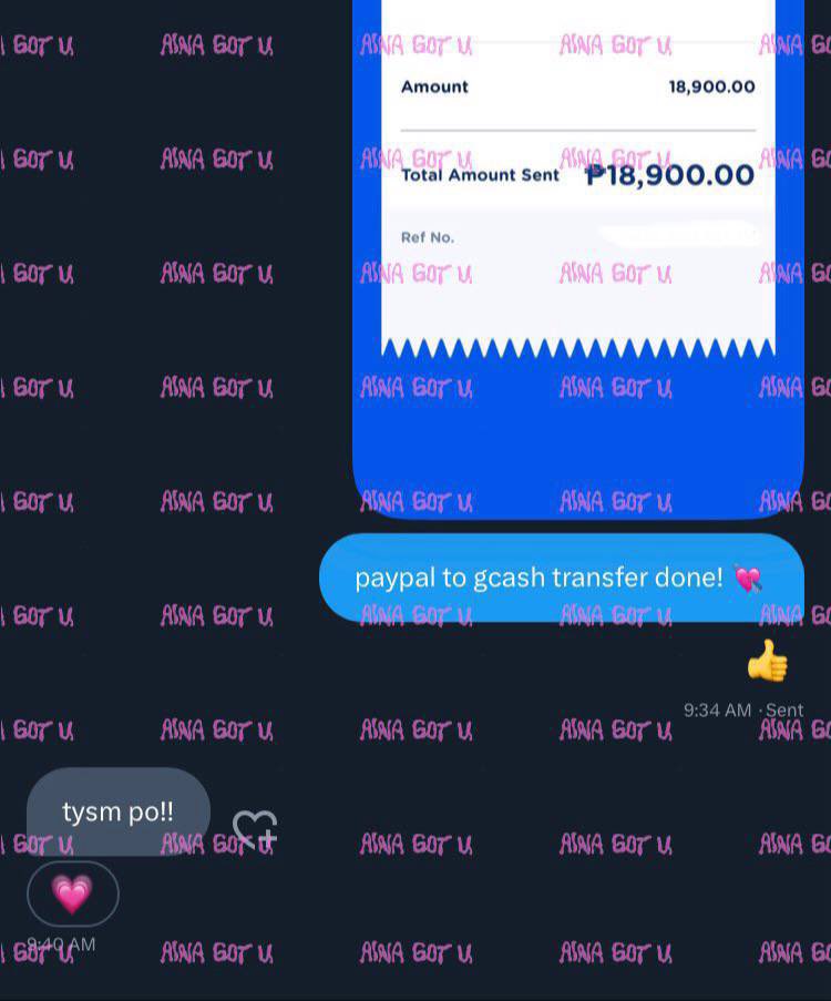 lovetgkk's tweet photo. *₊⋆ ggives to gcash money transfer ♡̴
       amount traded: ₱18,900 ! #ainatrades 彡 https://t.co/TEYBrCOYXK