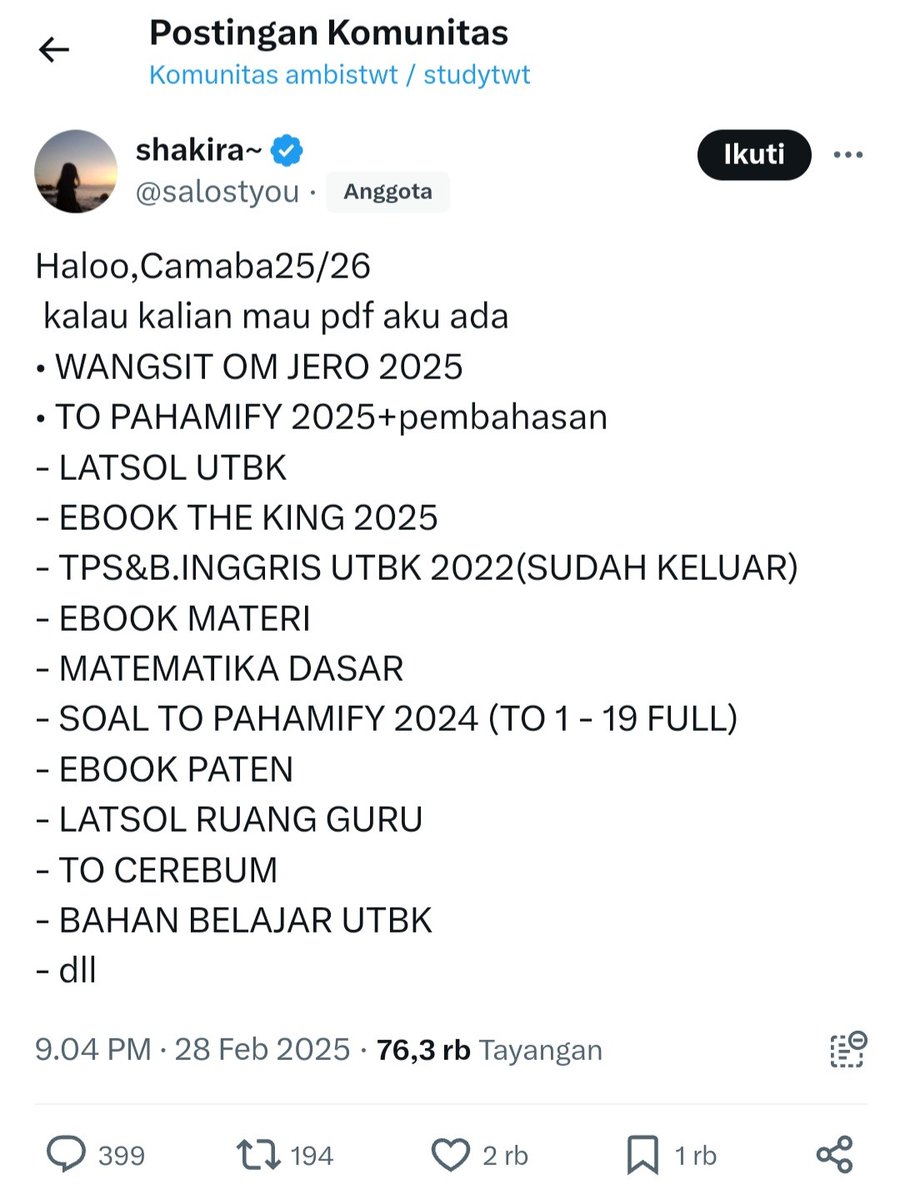dinogaadiurus's tweet image. HI CAMABA PTN

MASIH MAU DM ORANG BUAT MINTA PDF EBOOK

INI AKU BAGIIN GRATIS