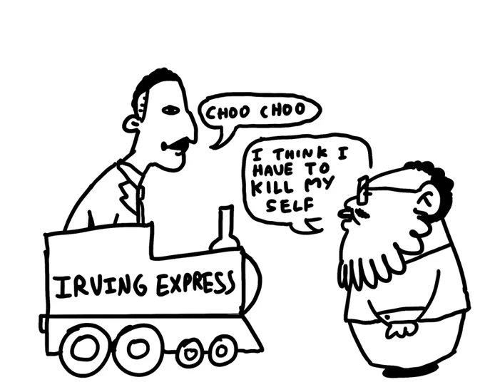 behold my hilarious updated #severance comic 