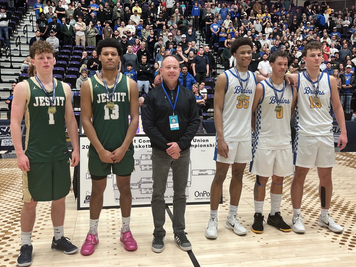 Prep Hoops Oregon (@prephoopsor) on Twitter photo 6A State All-Tournament First Team
<a href="/Kilfoil_Patrick/">Patrick Kilfoil</a>, Jesuit
<a href="/isaac_bongen/">Isaac Bongen</a>, Jesuit
<a href="/BarronBrayden/">Brayden Barron</a>, <a href="/barlow_hoops/">Barlow Bruins Boys Basketball🏀</a>
<a href="/jalen_atkins/">Jalen Atkins</a>, <a href="/barlow_hoops/">Barlow Bruins Boys Basketball🏀</a>
Mason Bierbrauer, <a href="/barlow_hoops/">Barlow Bruins Boys Basketball🏀</a> 6A State All-Tournament First Team
<a href="/Kilfoil_Patrick/">Patrick Kilfoil</a>, Jesuit
<a href="/isaac_bongen/">Isaac Bongen</a>, Jesuit
<a href="/BarronBrayden/">Brayden Barron</a>, <a href="/barlow_hoops/">Barlow Bruins Boys Basketball🏀</a>
<a href="/jalen_atkins/">Jalen Atkins</a>, <a href="/barlow_hoops/">Barlow Bruins Boys Basketball🏀</a>
Mason Bierbrauer, <a href="/barlow_hoops/">Barlow Bruins Boys Basketball🏀</a>