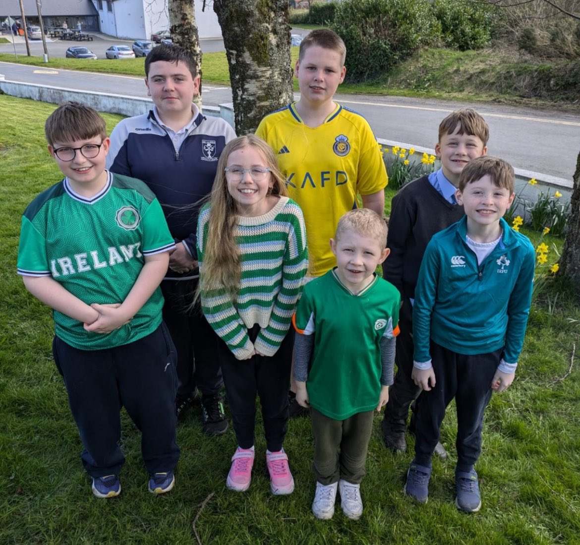 Students from Scoil San Nioclás, Windgap for Lá Glás 2025

windgapns.ie