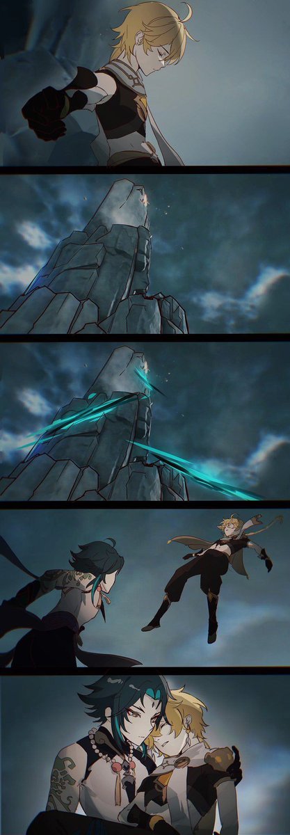 xiaoaether90's tweet image. #blcouple #XiaoAether #GenshinImpact #genshintwt #HoYocreators #bl