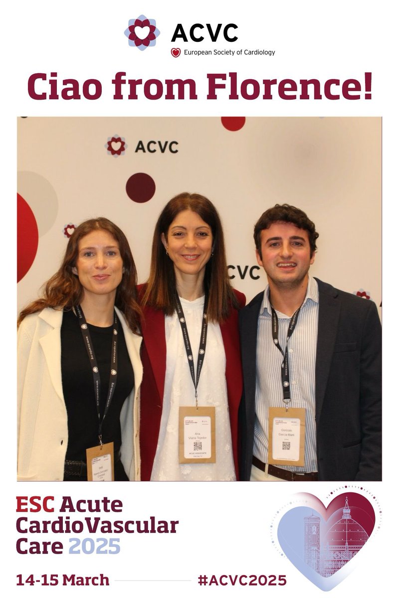 Thrilled to have been back at the ACVC European Congress! It was a joy and a privilege to share our work on acute aortic syndrome—already looking forward to coming back next year!