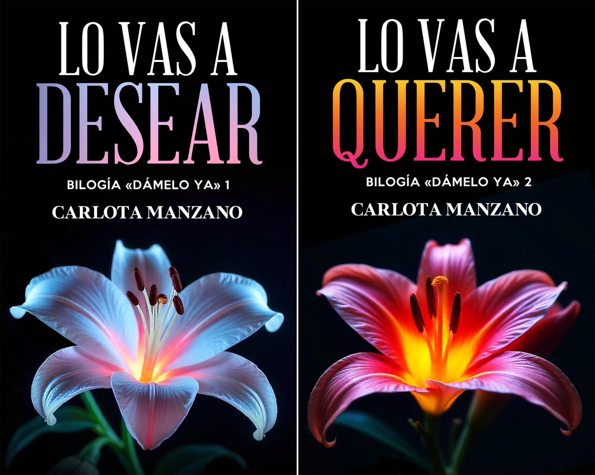 📣 ¡¡NOVEDAD!! 📣

💖 Bilogía completa "Dámelo ya" 💖

1-📚 Lo vas a desear: leer.la/B0F1DDBD7N

2-📚 Lo vas a querer: leer.la/B0F1L1Q33S

🔹Disponible en Amazon y Kindle Unlimited🔹

Todas las #novelas de la autora aquí 💖⏩ relinks.me/CarlotaManzano

#lectura #libros