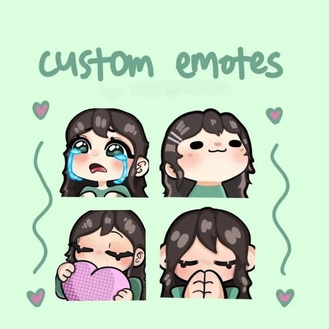 Make your stream extra cute &amp; cozy with custom animated emotes that perfectly capture your OC🩷

Limited time discount for early birds🙌🏻DM now to claim your spot 💌

#Vtubers #ENVtuber #VtuberSupport #twitchgaming #KickStreaming #HololiveEN #emotes #commissionsopen #OC #AnimeArt