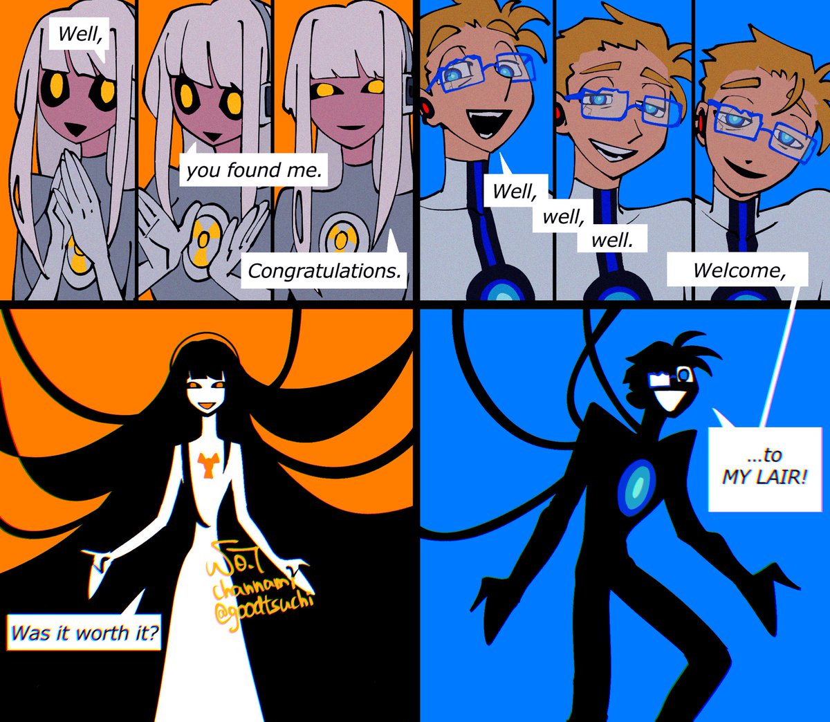 #portal #portal2 擬人化
人工知能にwellって言ってもらうの好き