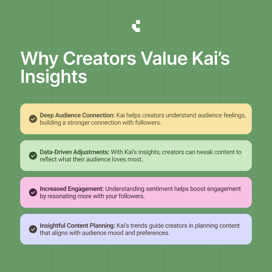 Creax_OS's tweet photo. 🚀 Wondering what your audience really feels? KAI’s emotion analysis tracks joy, inspiration, and more! Check the carousel for next-level insights! 

Visit https://t.co/nSRPlIrCn0 to sign up for beta

#SentimentAnalysis #KaiTool #ContentGameStrong https://t.co/JfnrRdGRmn