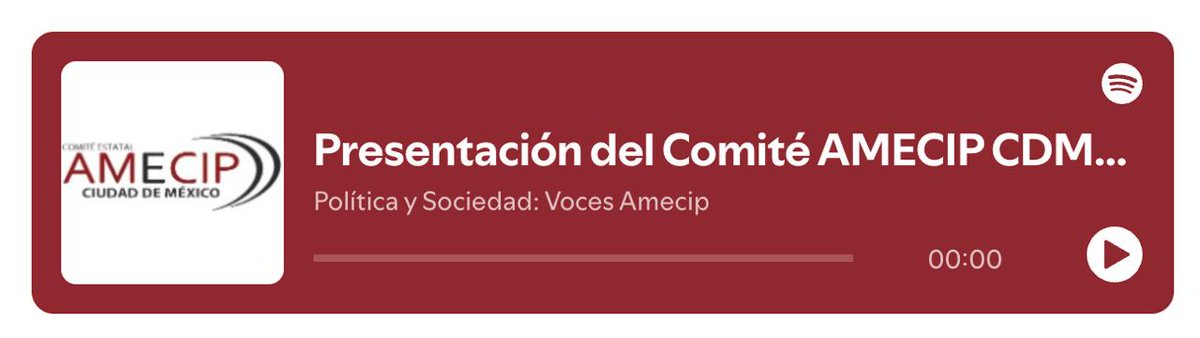 AMECIP_Oficial (@amecipoficial) on Twitter photo Comité #AMECIP #CDMX|🎙️ Episodio 1: Presentación del Comité. Un diálogo con especialistas en ciencia política sobre los temas más urgentes de nuestra agenda pública.
👥 Con la participación de:
<a href="/DanielTacher/">Daniel</a> , <a href="/erikagranados_/">Erika Granados Aguilar</a> @LiliaGómez, <a href="/Samaniego_And/">Andrea Samaniego</a> <a href="/ninfahdezt/">Ninfa Hernández</a> y Comité #AMECIP #CDMX|🎙️ Episodio 1: Presentación del Comité. Un diálogo con especialistas en ciencia política sobre los temas más urgentes de nuestra agenda pública.
👥 Con la participación de:
<a href="/DanielTacher/">Daniel</a> , <a href="/erikagranados_/">Erika Granados Aguilar</a> @LiliaGómez, <a href="/Samaniego_And/">Andrea Samaniego</a> <a href="/ninfahdezt/">Ninfa Hernández</a> y