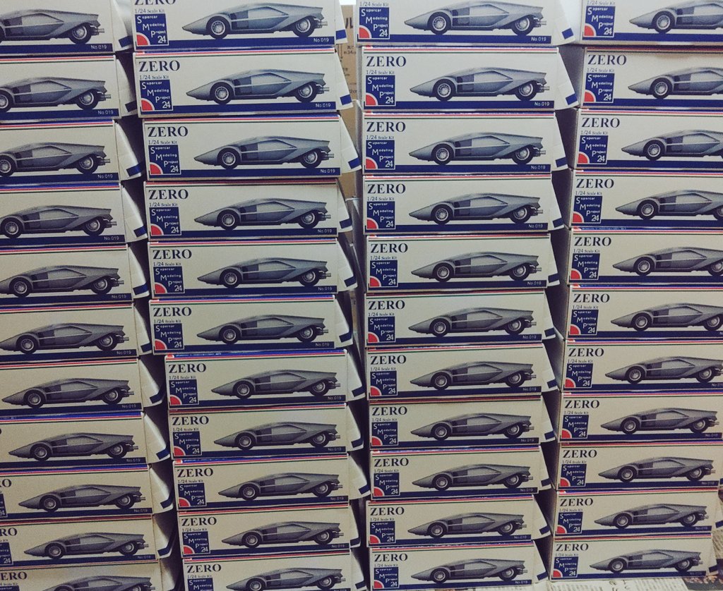 SMP24 1/24 ZERO レジンキット　出荷準備中です! 残り3台です。よろしくお願いします。