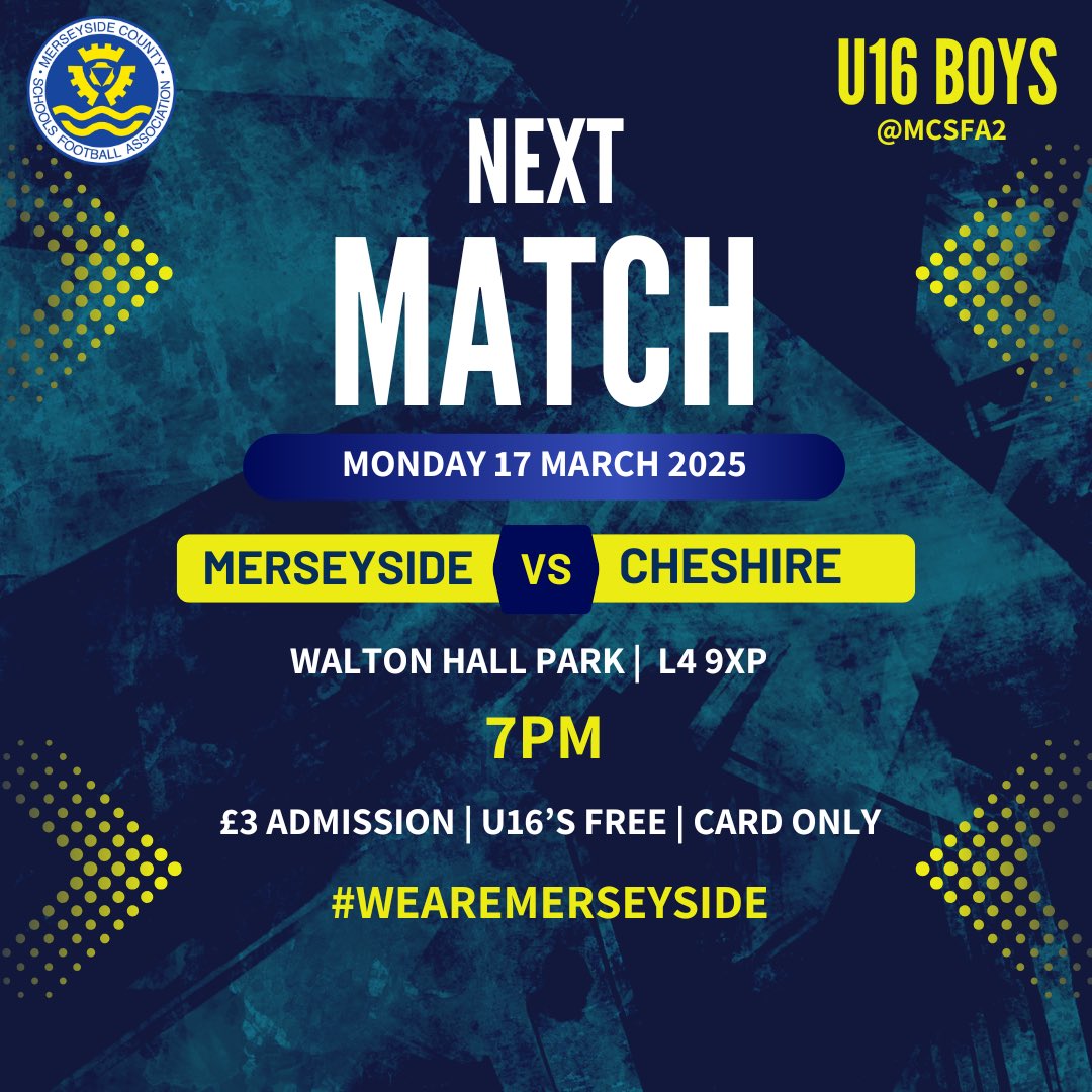 Merseyside County Schools’ FA tweet media