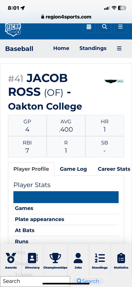 mrjamieross's tweet photo. Nothing Just Waiting on Some Action Season Just Started but Stay 🔓 &amp; Keep Swinging it Kid 👍🏽 #Jacobrosschicago #Oaktonowls https://t.co/CkbGqIOXmj