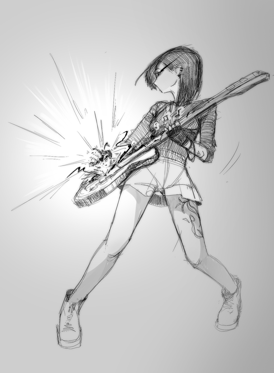 sillyenchanter's tweet photo. Guitar sketch
#scketch #art #manga https://t.co/dYDB8kGrNk