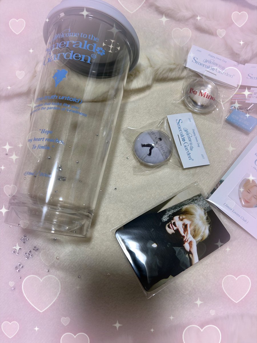 <a href="/pala_JPGO/">pala G.O -SLOW-</a> さまより
本日、我が家にやってきてくれました- ̗̀🎁 ̖́-
Smerald Garden♪のジミンちゃんが可愛くて歌も大好きで思わず購入してしまいました🫶
大変な中、おとりまとめ
ありがとうございました☺️
まだまだ寒い日があるようです無理されませんように...。