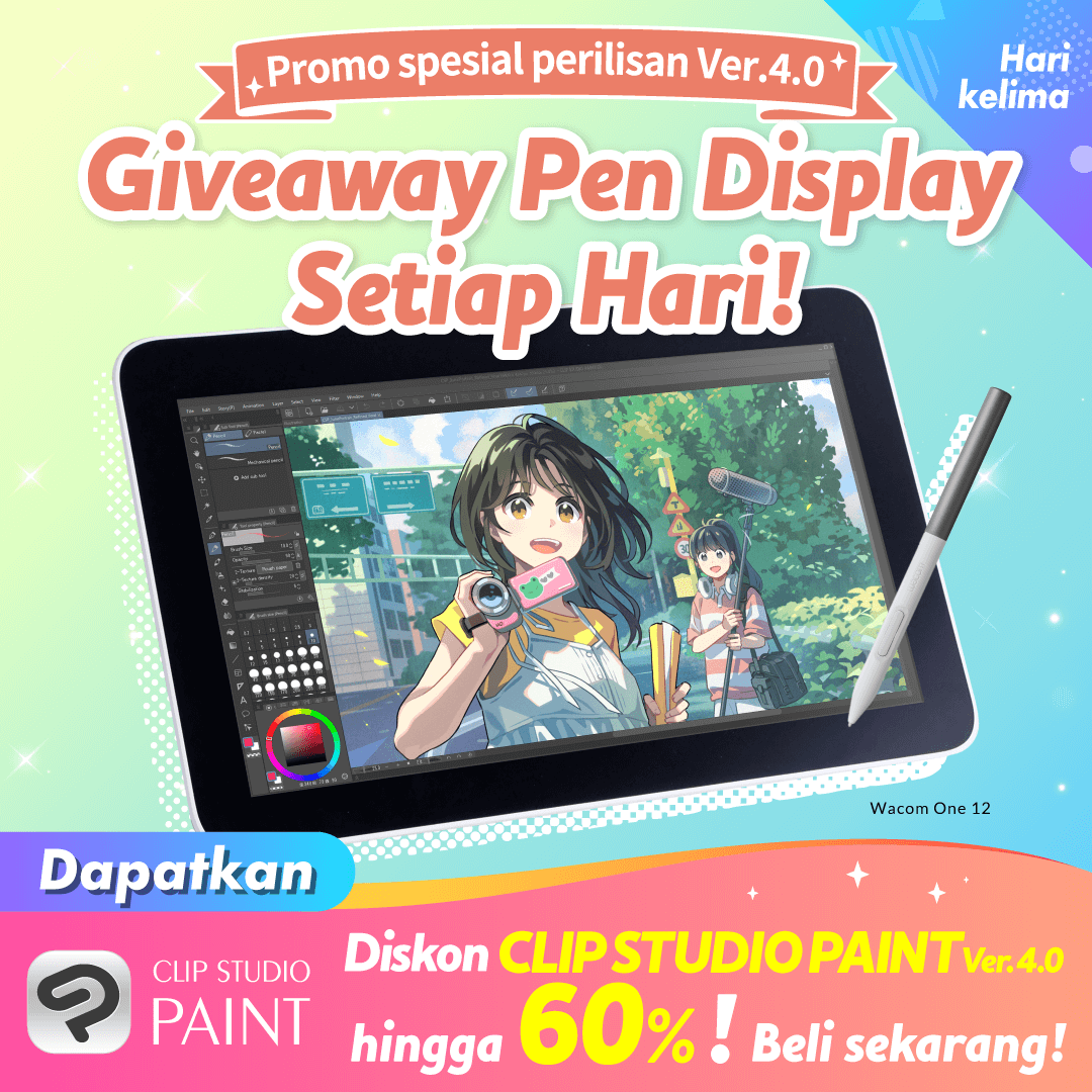 ★Hadiah Pen Tablet★
/
Hari ke-5!Giveaway Pen Tablet setiap hari✨
＼ 

Satu orang dipilih acak tiap hari untuk hadiah Pen Tablet!
Cukup Follow &amp; RT!

s/d 18 Maret pukul 15.00 WIB▼
clipstudio.net/promotion/give…