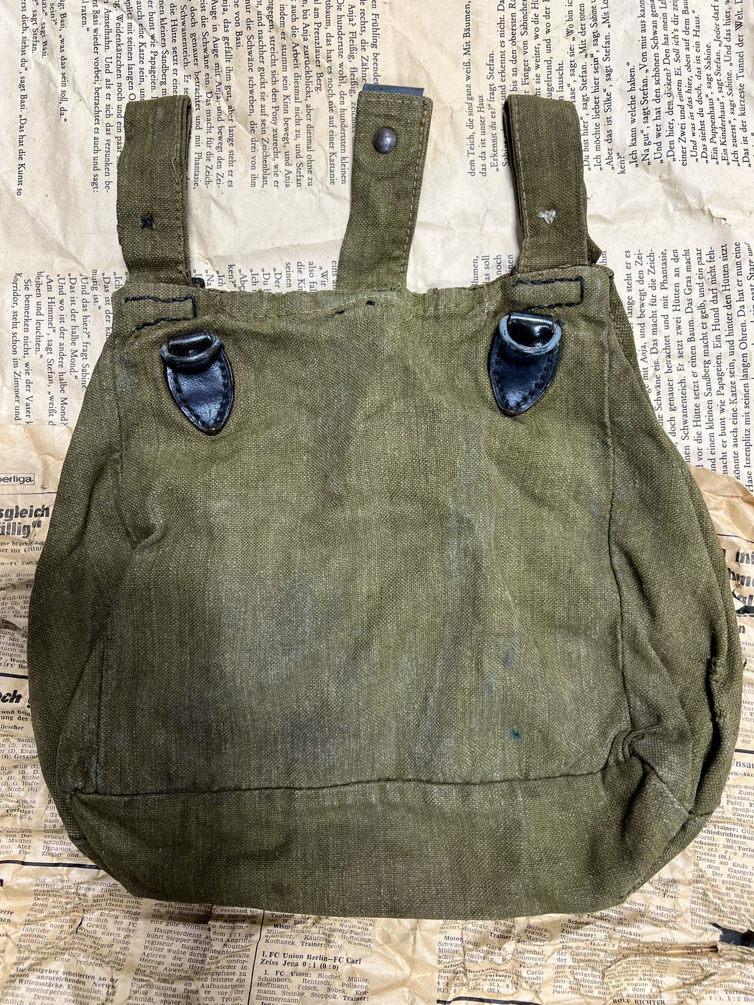 WW2ドイツ軍実物雑嚢 （Amazon.co.jp: German Militaray ドイツ