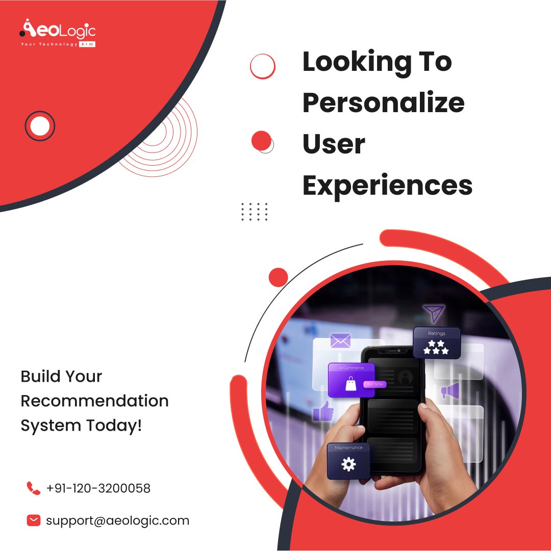 AeoLogicTech's tweet image. Personalized Recommendation Systems

Build your recommendation system today!

📞 Contact Aeologic Technologies at +91-120-3200058
📧 Email us at support@aeologic.com

#RecommendationEngine #Personalization #GenerativeAI #AIForBusiness #UserExperience #AI  @AeoLogicTech