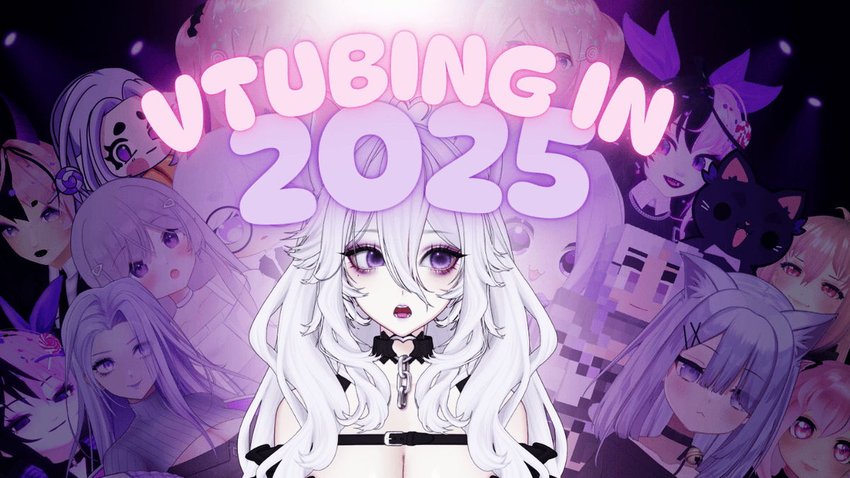 aicandii's tweet photo. I made an updated look at vtubing in 2025, including software, hardware, places to get models, alternatives to custom models &amp; a bunch of links to resources in the description! Hopefully I can make some more helpful content in future... https://t.co/GjL151M2vr