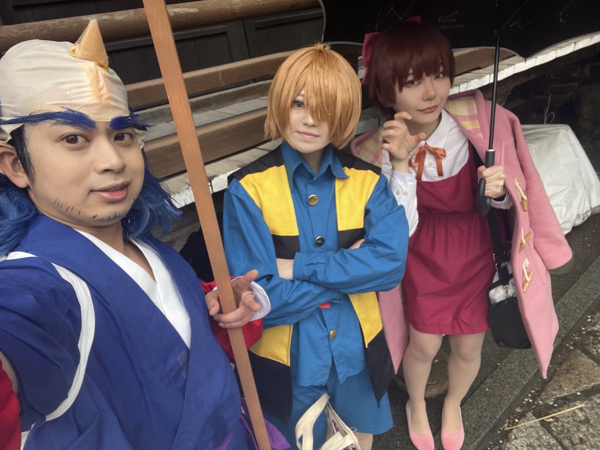 【そくほー！】
5期鬼太郎に着替えました〜！
ねこ娘(<a href="/05_cos_05/">あきやま</a> )と蒼兄さん(<a href="/Calculus_cos/">カルキュラス@1/31コスオフィ</a> )と一緒におります！
 #アコスタ堀切