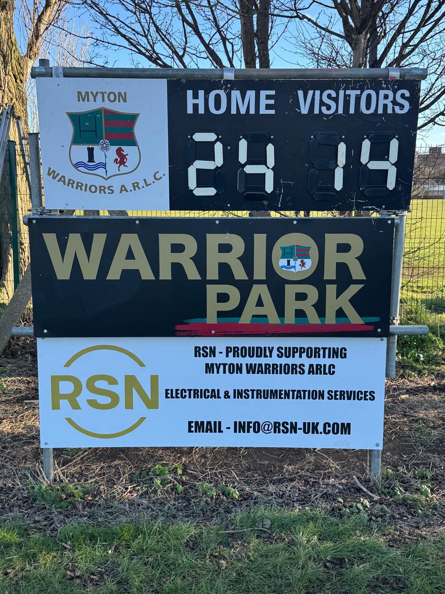 Myton Warriors ARLC tweet media