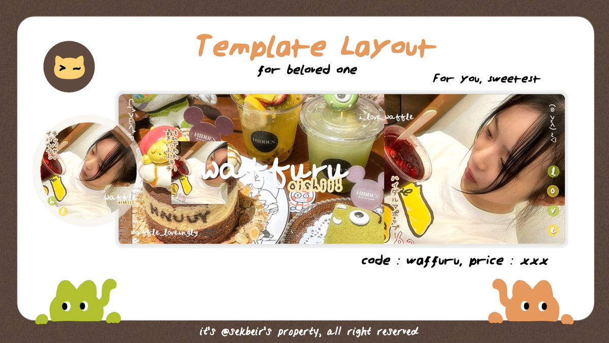 melgodious's tweet photo. help repost ini? makaci! 🍥🍮

haii karena lagi bu, aku ada 2 template layout beginner friendly sale 100k/each aja nih! details nya bisa cek alt, dm bisa ke @sekbeir ya! 🍅⭐

#zonauang https://t.co/KGJqAZZ3Oe