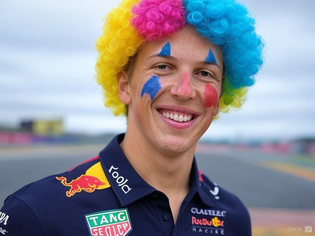 _MRBRlGHTSlDE's tweet photo. #AustraliaGP @LiamLawson30 ya nos dejó claro que el no viene a hacer amigos,ni terminar Qualys,ni hacer puntos y mucho menos a terminar carreras #Slowson #Clownson @redbullracing #HelmutRacist https://t.co/c8NmglLrsi