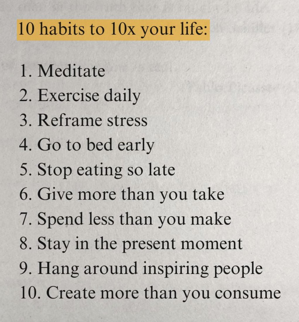 10 habits that help you grow in your life