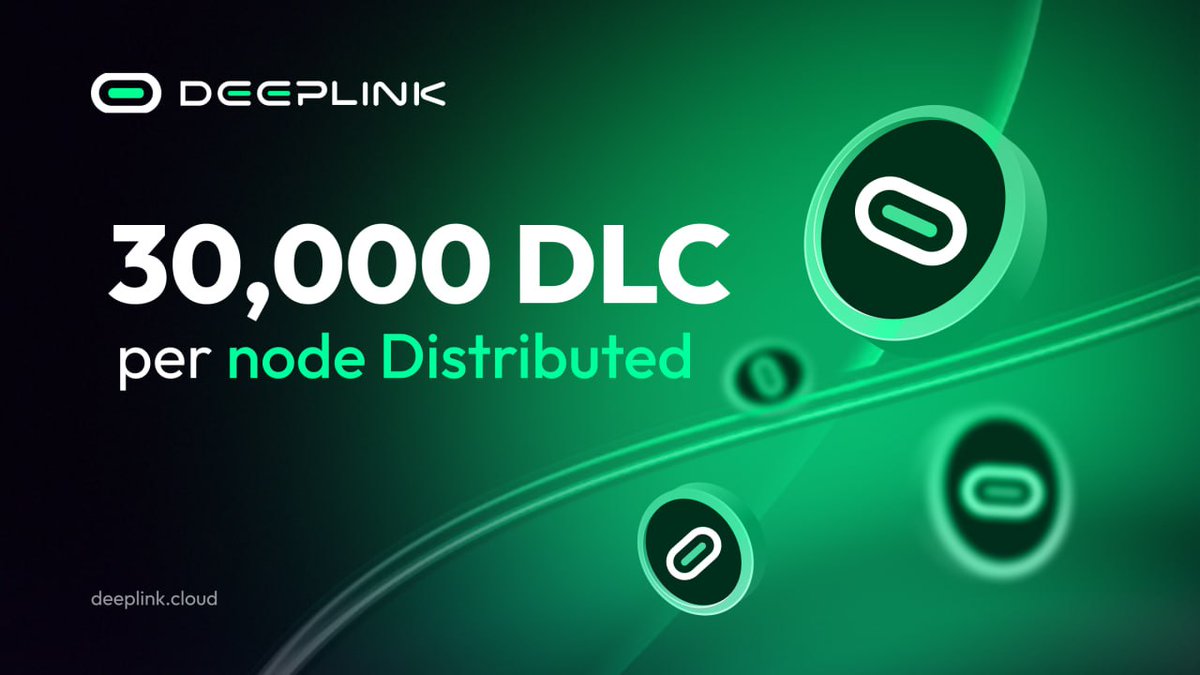 ⚠️ Important Notice for DeepLink Node Holders

🎉 DLC Airdrop has been successfully distributed! All node holders have received their DLC tokens on DBC EVM Chain. Please check your NFT holding wallet for DLC tokens!

Airdrop Details:

30,000 DLC per node
20% unlocked immediately,