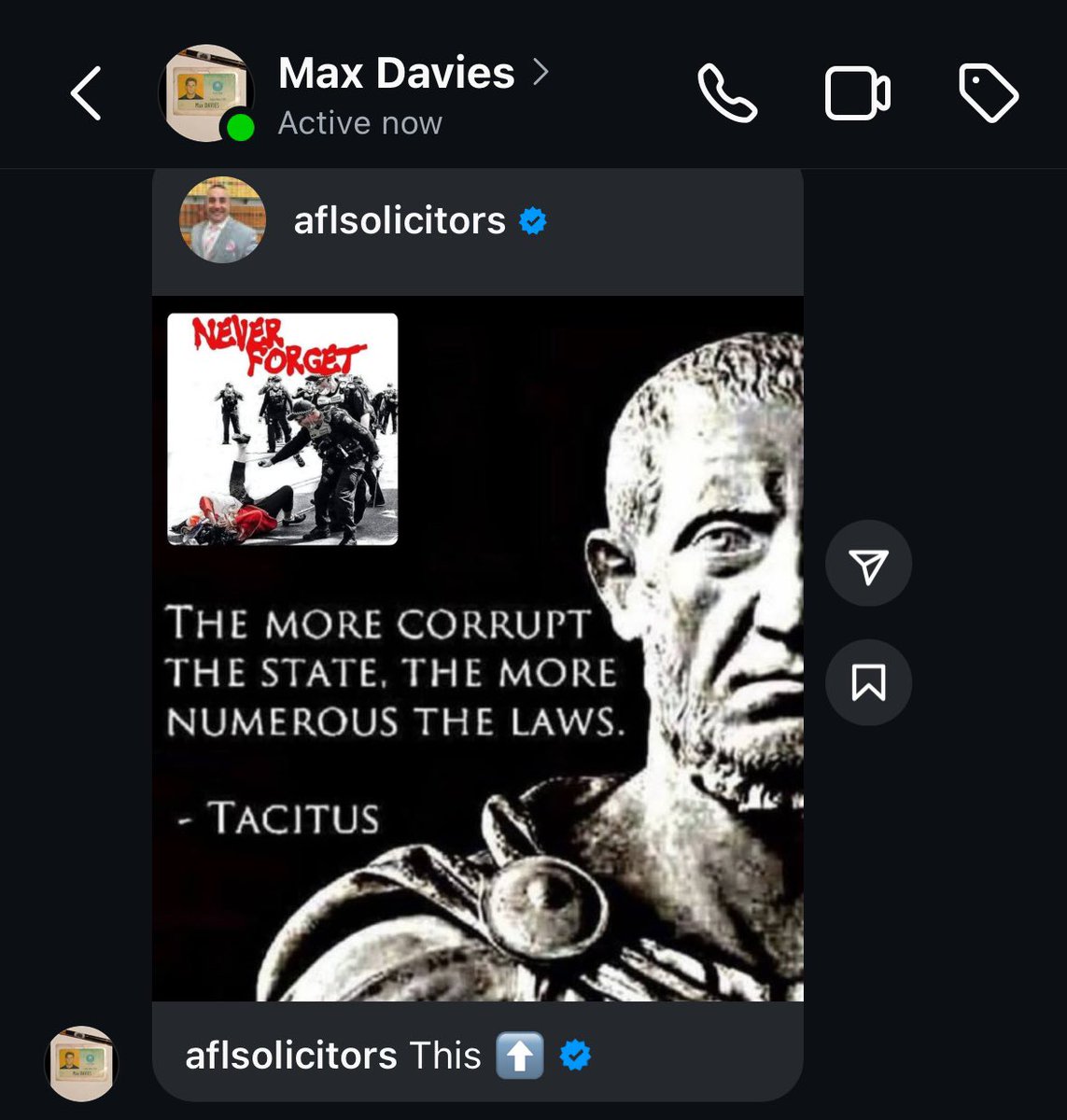 Two thousand years ago Roman historian &amp; politician Tacitus wisely said:

“The more corrupt the state, the more numerous the laws”

In today’s nanny state choked in regulations controlling people’s lives across states, Australia &amp; globally we see people being widely exploited