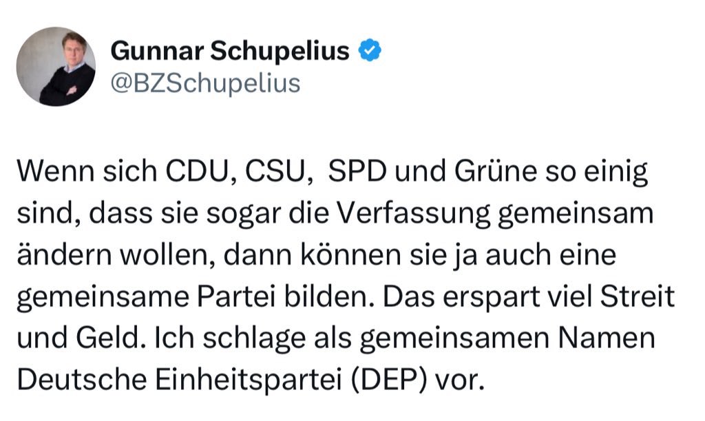 Es ist genau diese Denke, die brandgefährlich ist. Weil sie die lagerübergreifende Zusammenarbeit von Parteien, den Kompromiss, unmöglich macht. Also alles, was für das Funktionieren einer parlamentarischen Demokratie essenziell ist.