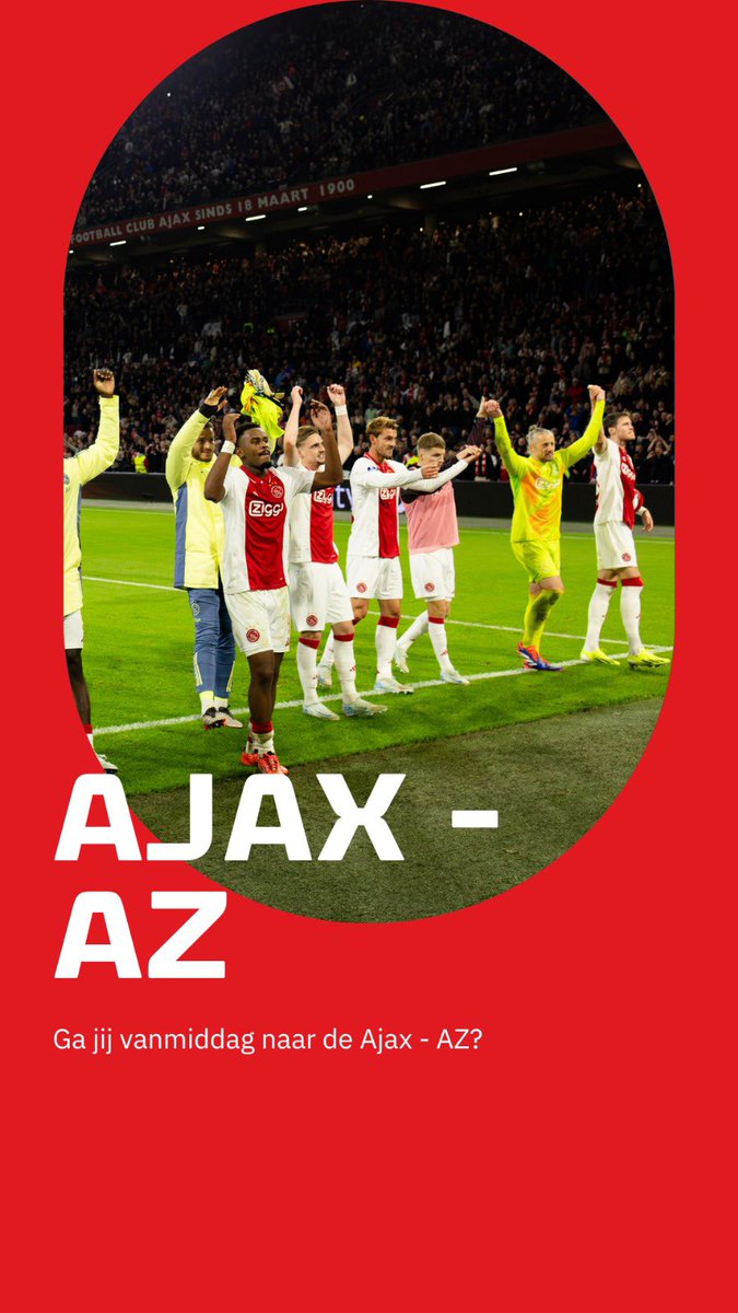 Vandaag naar Ajax - AZ? Lees hier alles over jouw bezoek aan de Johan Cruijff ArenA: johancruijffarena.nl/kalender/39315…