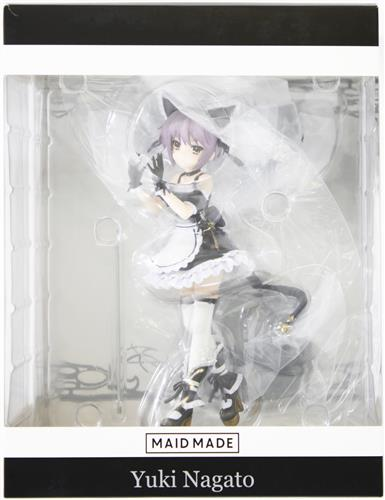 中古/未開封品】涼宮ハルヒの憂鬱 ひねれ MAIDMADE 長門有希 1/7 